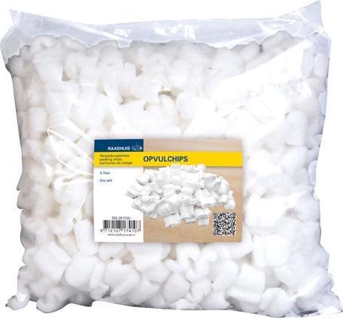 Raadhuis opvulchips - bio-wit - 5 liter - rd-351150