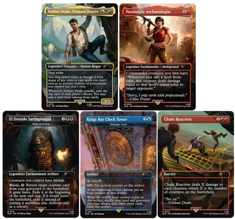 Wizards of the coast magic the gathering secret lair x playstation: uncharted english