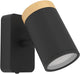 Eglo consuma spot - badkamer - gu10 - 11 cm - zwart bruin