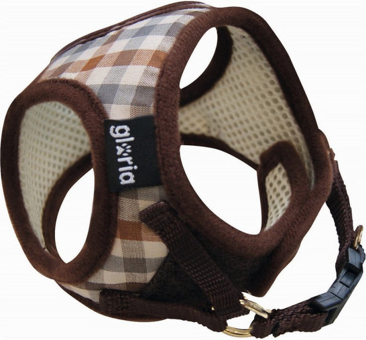 Gloria hondentuigje checked 17-22 cm maat xs