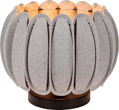 Lucide spencer - tafellamp - ø 30 cm - 1xe27 - grijs