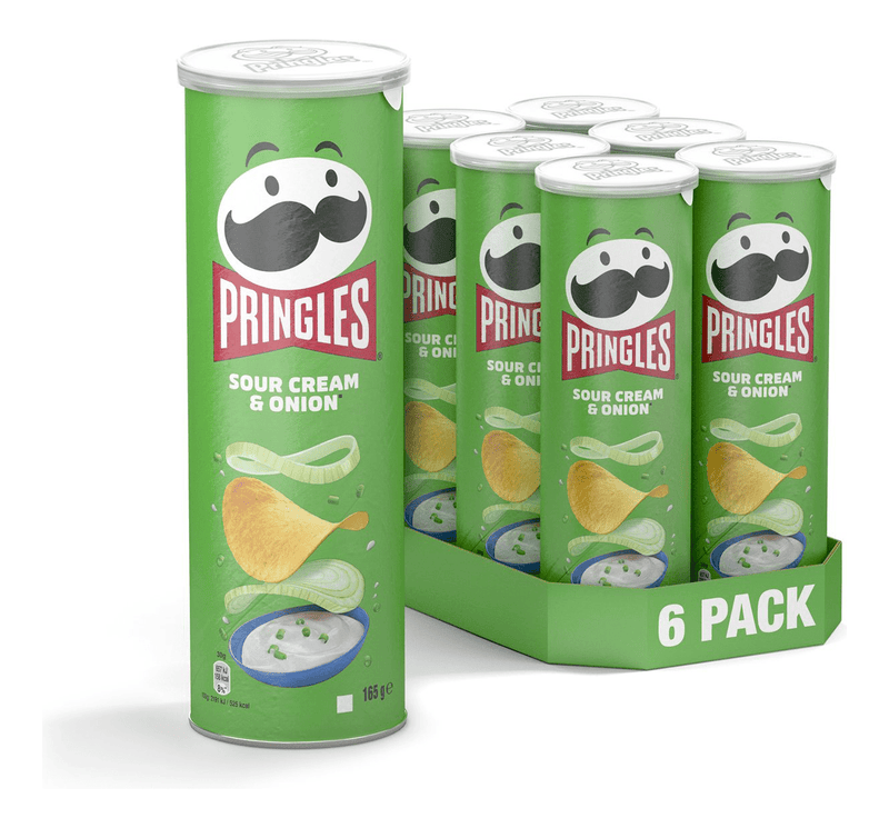 Pringles sour cream onion (19x 165gr)