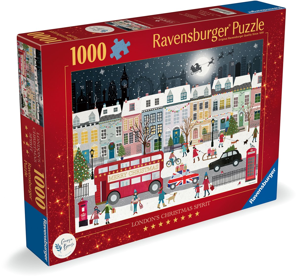 Ravensburger - londonâ€™s christmas spirit - legpuzzel - 1000 stukjes