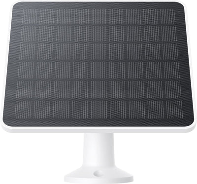 Eufy security zonnepaneel (3w) compatibel met cam, continue stroomvoorziening, ip65 weerbestendig voor buitensurveillance en cameralading