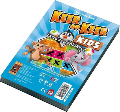 999games 999 games keer op keer kids scoreblokken - 2 stuks- dobbelspel
