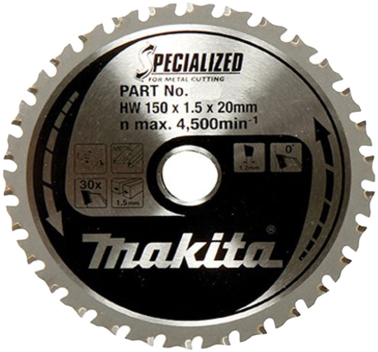 Makita cirkelzaagblad voor metaal | specialized | ø 150mm asgat 20mm 32t - b-47036