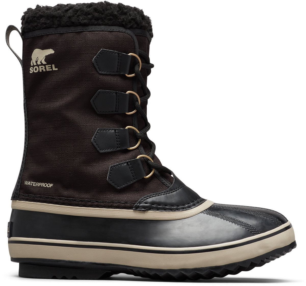 Sorel 1964 pac™ nylon wp men's snowboots - black, ancient fossil - maat 43.5
