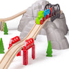 Bigjigs houten rails - berg, rails en kleine berg