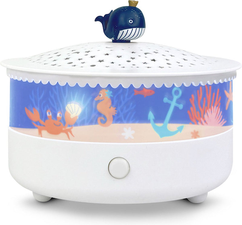 Trousselier sterrenprojector oceaan met muziek en huilsensor – betoverende sterrenhemel voor je kleintje, automatische uitschakeling en usb-kabel inbegrepen