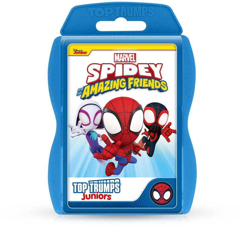 Winning moves top trumps junior - kaartspel - spidey and his amazing friends - engels