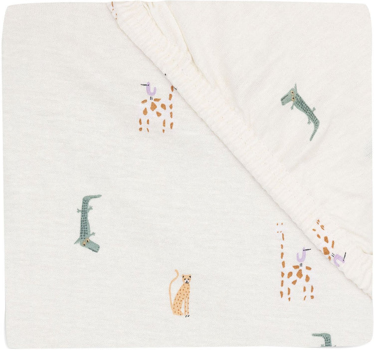 Jollein jungle jambo hoeslaken - 40 50 x 80 90 cm - jersey