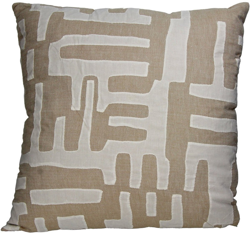 Hd collection cushion cotton natural 50x50cm