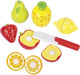 Goki speelgoedkeuken - snijset fruit - 13 delen - hout met velcro - 3 jaar