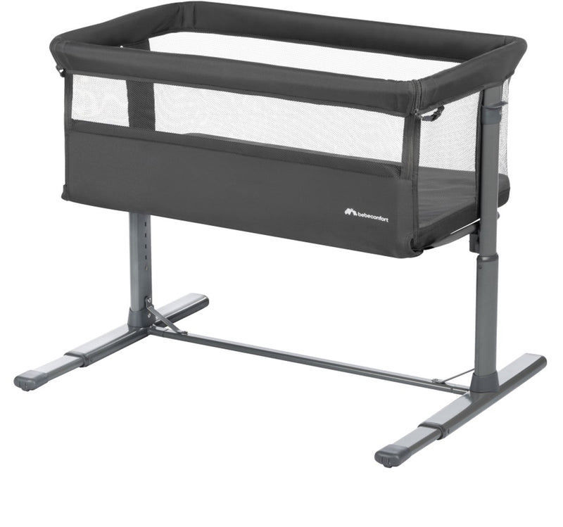 Bebeconfort zina co-sleeper - mineral graphite - 2-in-1 babybedje - hoogte verstelbaar