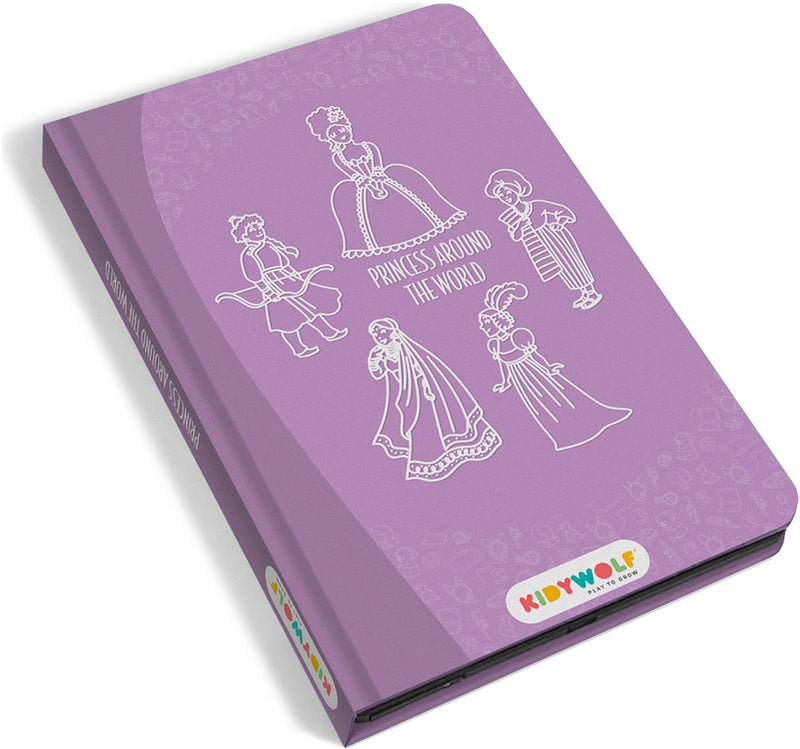 Kidywolf - kidydraw mini tekentablet - prinsessen thema - educatief - 4+ jaar