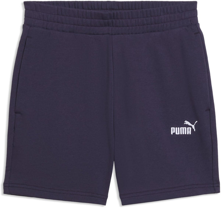 Puma ess small no. 1 logo 5'' high-waist shorts tr (s) dames broek - deep plum