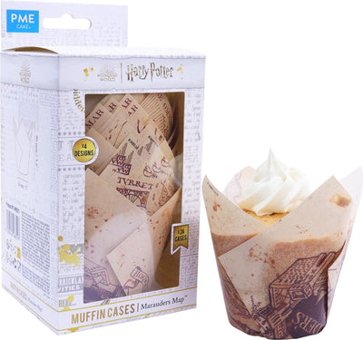 Pme tulip shaped muffin cases - harry potter marauders map