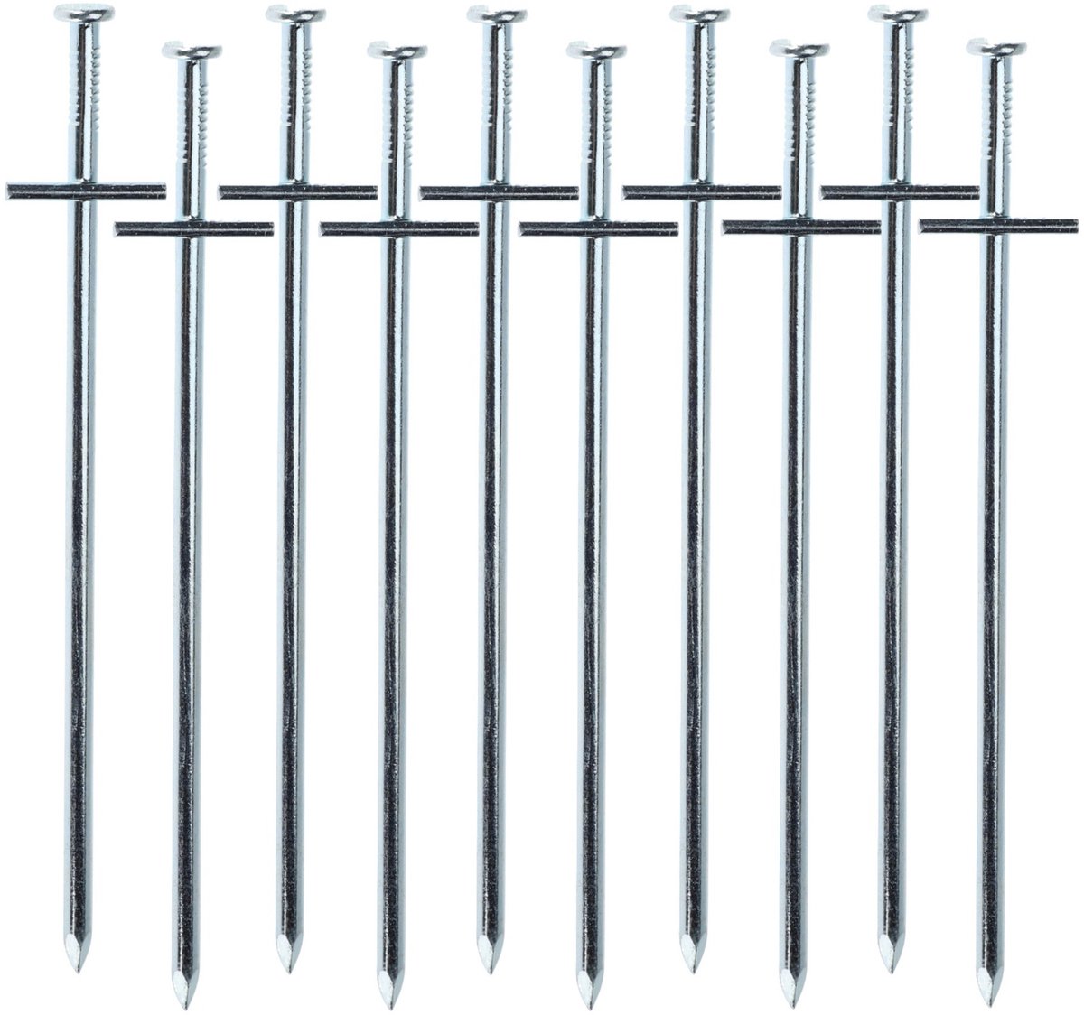 Redcliffs tentharingen - rotspennen - 20x - zilver - metaal - 23 cm - voor harde ondergrond - spijkerharingen - camping