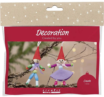 Creativ company mini hobbyset decoratie kerstkabouters