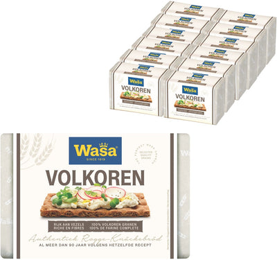 Wasa volkoren knäckebröd - 12 x 260g
