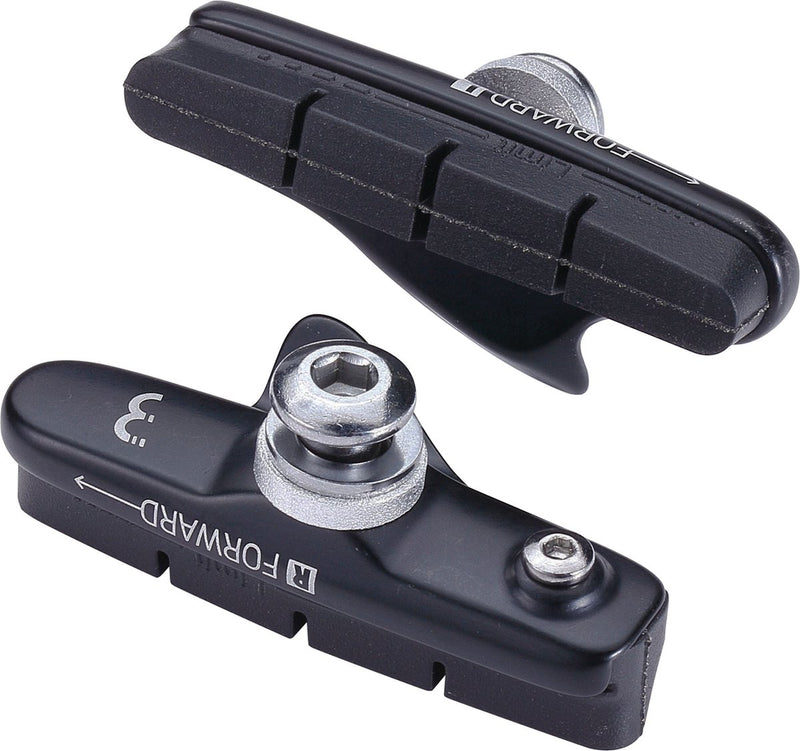 Bbb cycling remblokjes fiets roadstop - velgrem - compatibel met stadsfiets mountainbike - zwart - bbs-02