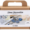 Creativ company mini hobbyset steendecoratie blauw