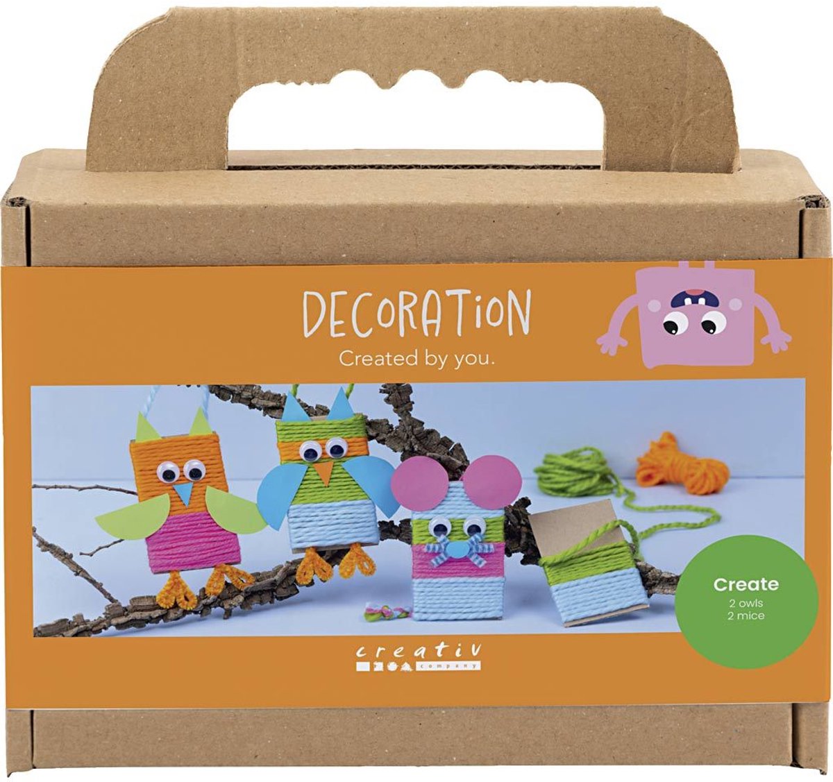Creativ company https: www.cchobby.nl mini-hobbyset-decoratie-muizen-en-uilen-diverse-kleuren-1-doos