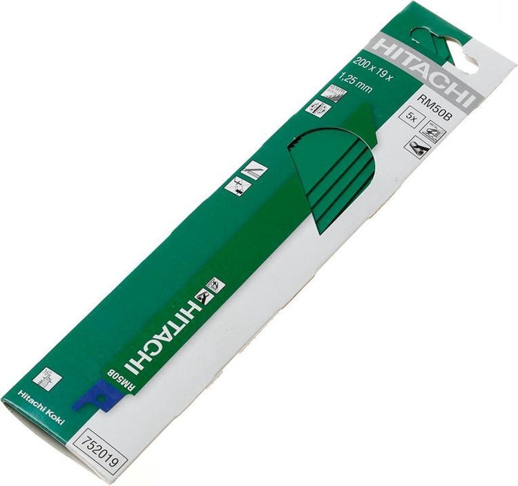Hikoki schrobzaagbladen rm50b s1025vf (5 stuks) - 752019