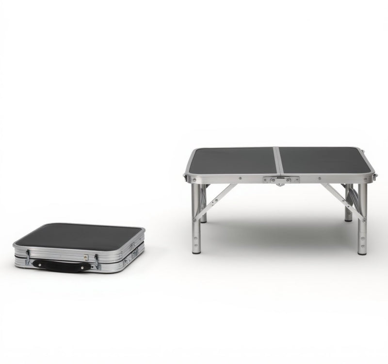 Hush. outdoor hush outdoor campingtafel - inklapbaar met handvat - lichtgewicht - verstelbaar - 60 x 40 x 26.5cm