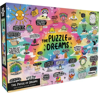 Gibsons - the puzzle of dreams (door katie abey) - 1000 stukjes 68×49cm (b×h) - legpuzzel voor volwassenen