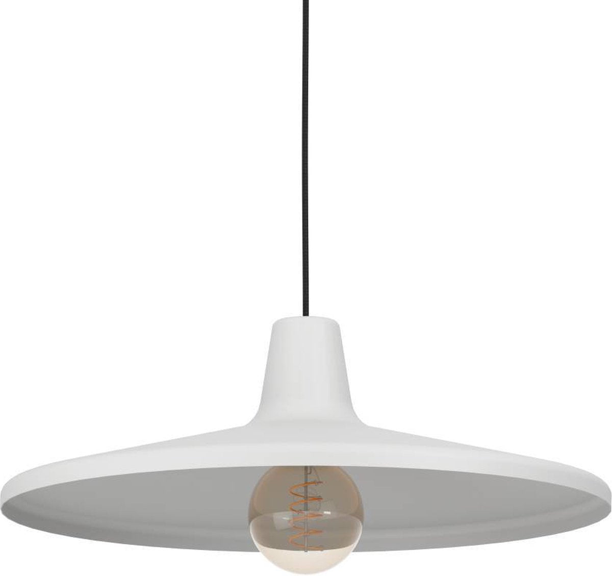Eglo miniere hanglamp - e27 - ø 42 cm - zwart|grijs