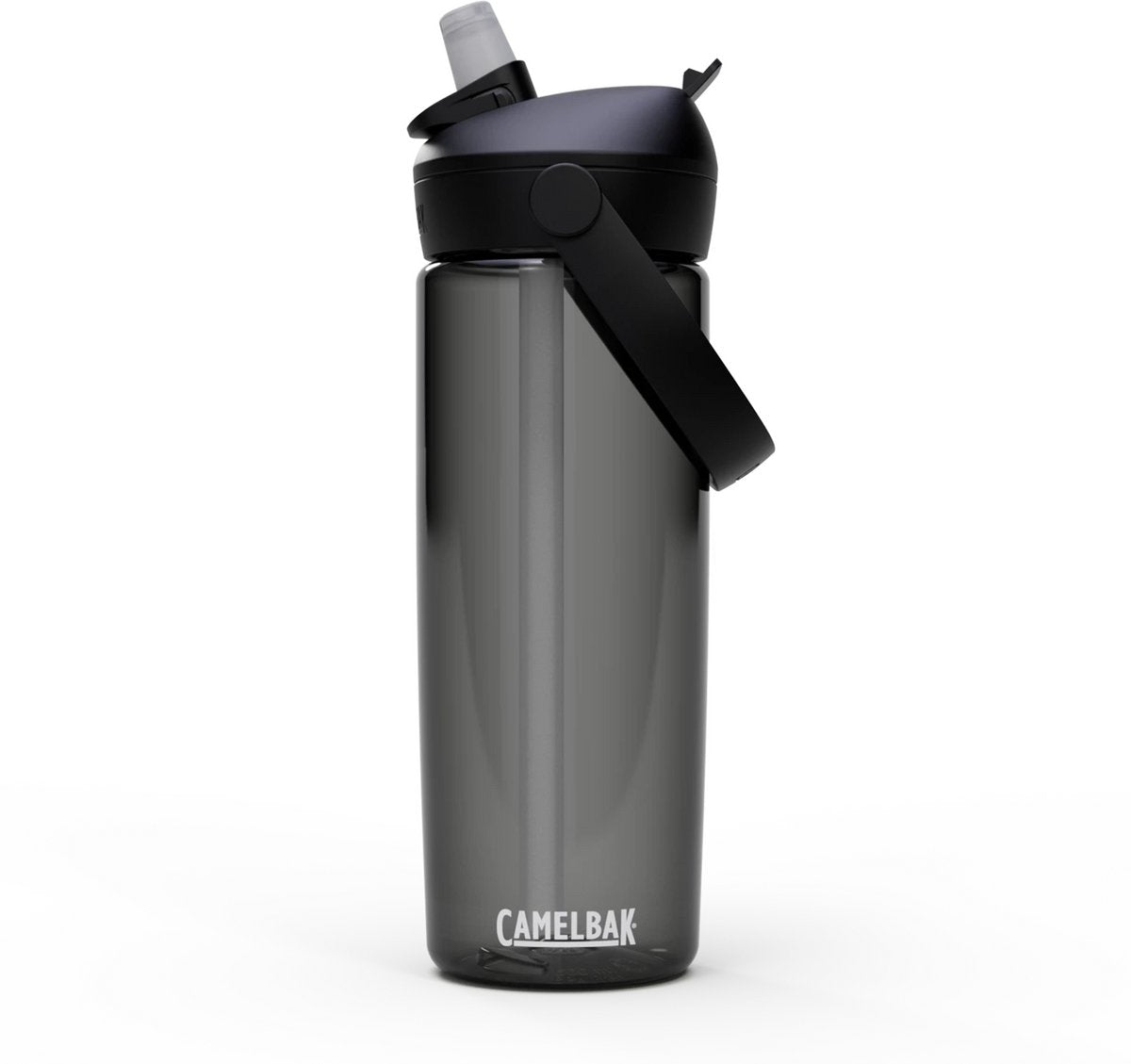 Camelbak thrive flip straw drinkfles - 600 ml - met rietje - waterfles - antraciet