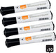 Nobo glide whiteboard markers met ronde punt - pak van 10 stuks - zwart