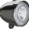 koplamp 706-B Retro 15 lux led batterij chroomzwart