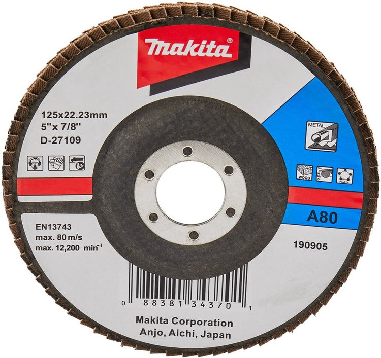 Makita d-27109 lamellenschuurschijf a80 | 125 mm
