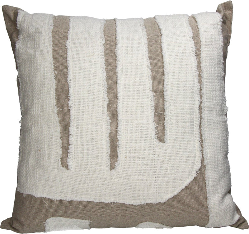 Hd collection cushion cotton ivory 50x50cm