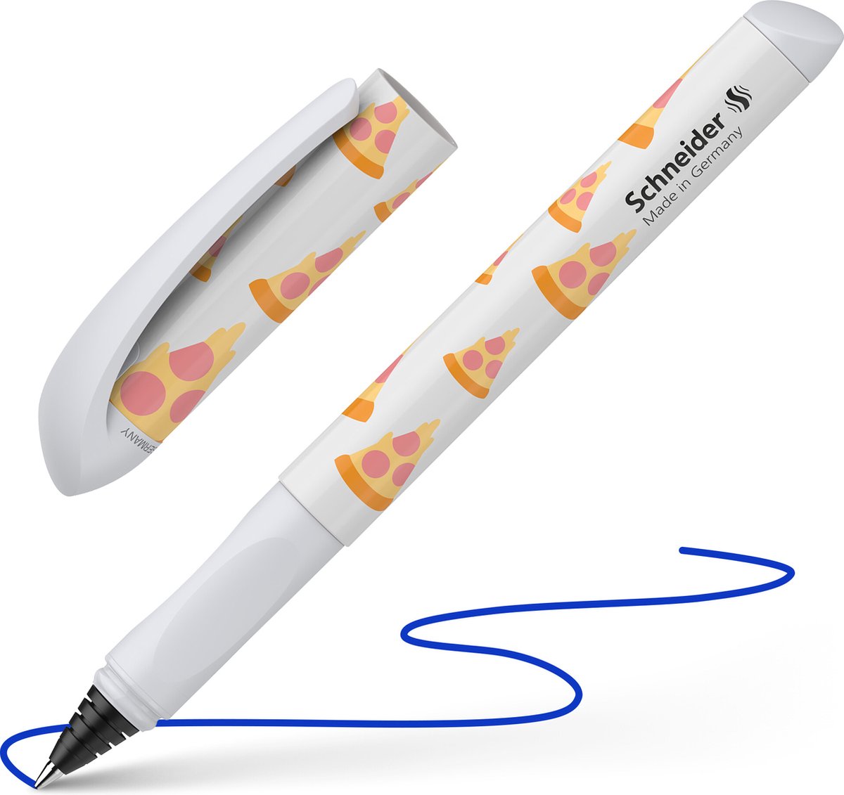 Schneider schrijfwaren schneider rollerball - voice - penpunt m - pizza lover - s-187162