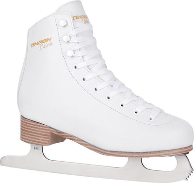 Tempish – dream white ii – kunstschaatsen – schaatsen dames – wit – extra zachte binnenvoering rvs kunstschaatsijzer – maat eu 42