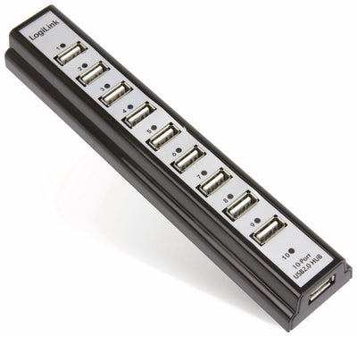 Logilink ua0096 interface hub usb 2.0 480 mbit s zwart