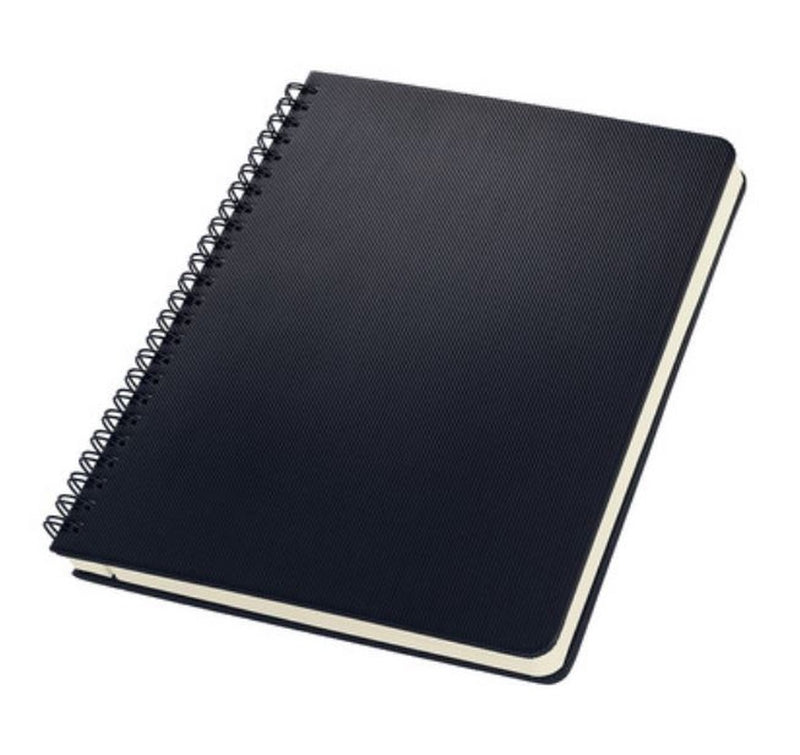Sigel - spiraal notitieboek - conceptum - a5 - zwart - hardcover - 160 pagina's - lijn - 80 grams papier - si-co823