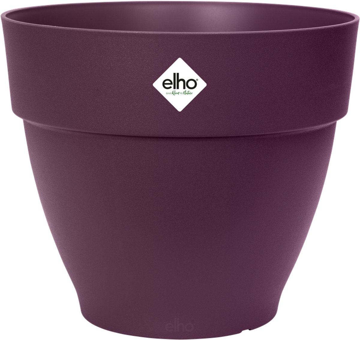 Elho vibia campana rond 47 - bloempot voor buiten met afwateringsgaten - 100% gerecycled plastic - ø 47.0 x h 40.4 cm - esdoorn paars