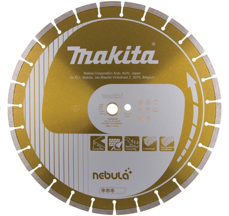 Makita 400x25,4x3,4mm diamantschijf oranje - b-54069