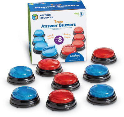 Learning resources antwoord buzzers teams! (set van 2x 4 stuks)