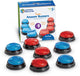 Learning resources antwoord buzzers teams! (set van 2x 4 stuks)