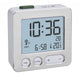 Tfa dostmann tfa wekker reiswekker - digitaal - alarmklok - wit - 7 cm - kunststof - zendergestuurd - atoomklok