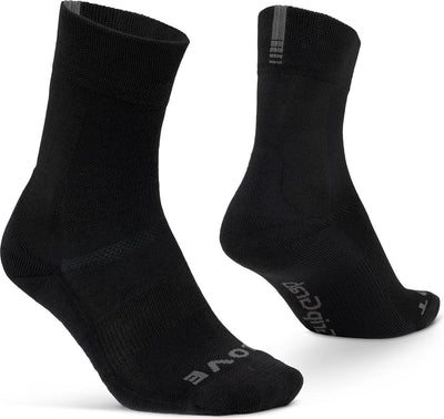 Gripgrab - thermo sl winter fietssokken isolerende wielersport sokken - zwart - unisex - maat l