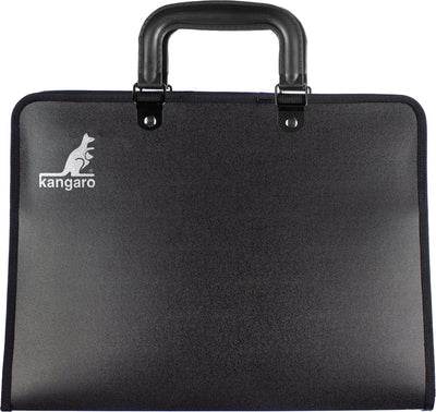 Kangaro tekenmap - a4 - met handvat - zwart
