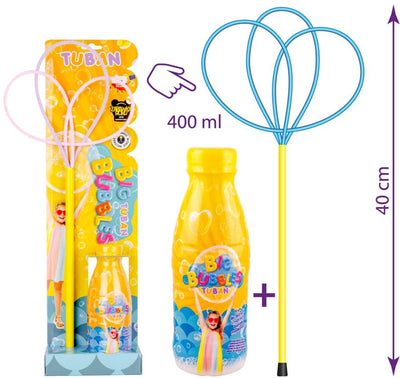 Tuban speelgoed - zeepbellen pro multi butterfly set met vloeistof 400 ml.