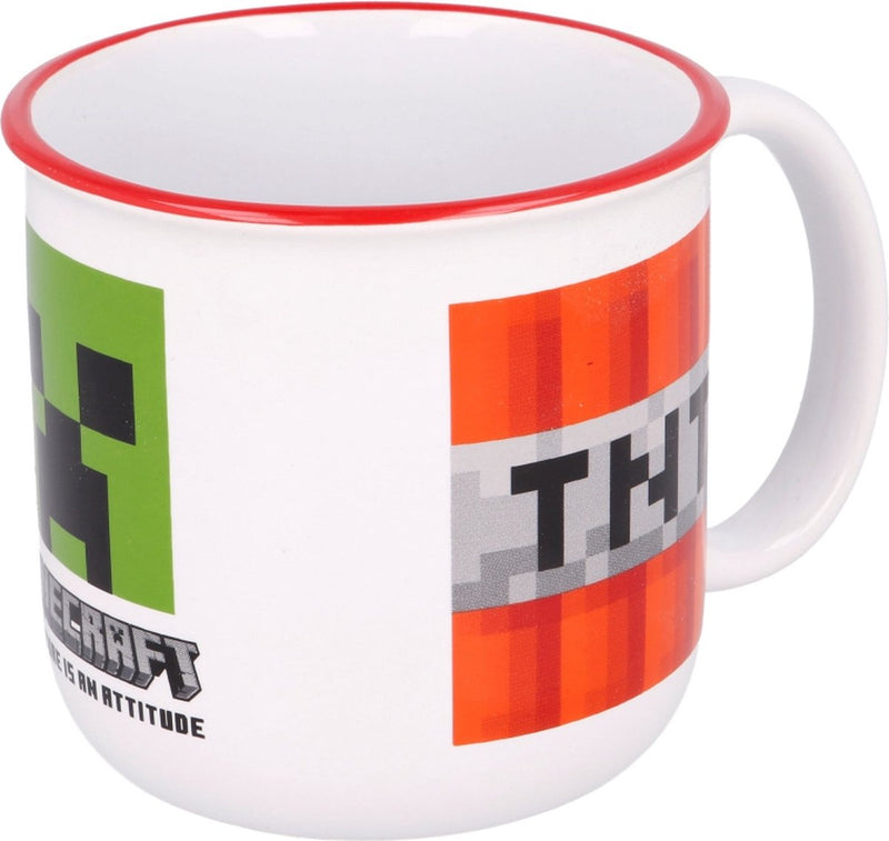 Minecraft aardewerk mok 400 ml