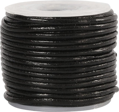 Creativ company leerkoord 1 mm zwart 10 m